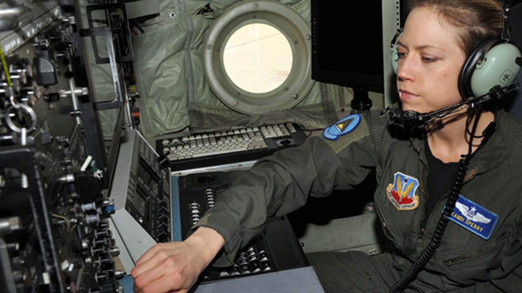 Airborne Cryptologic Language Analyst (1A8X1) Airmen at work