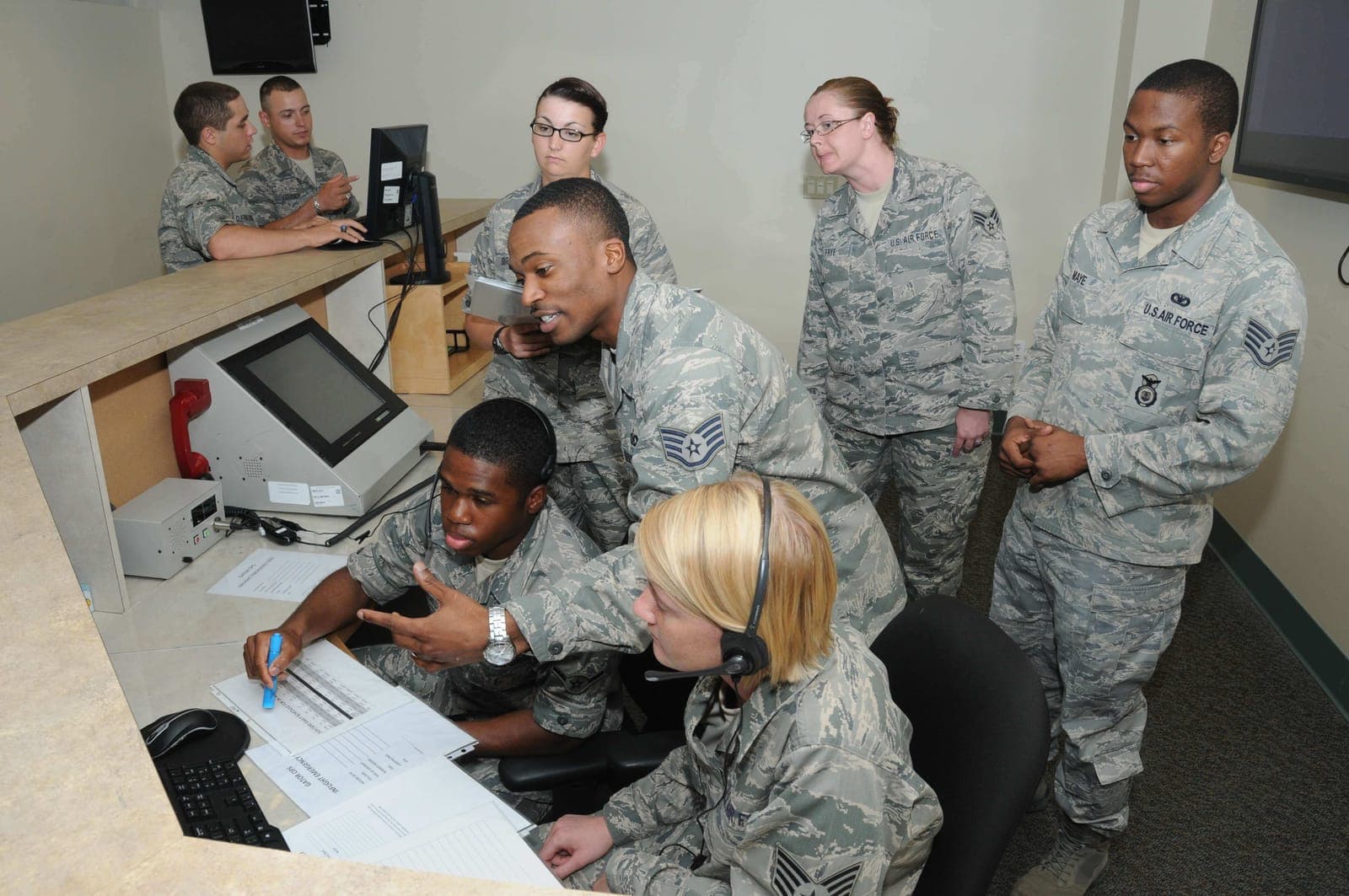Aviation Resource Management (1C0X2) Airmen at work