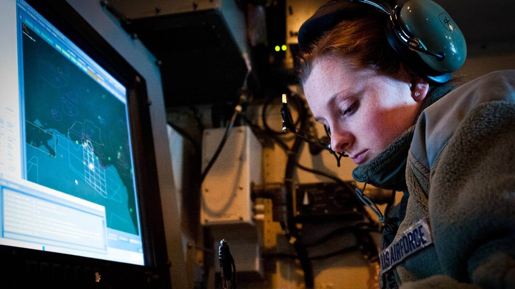 Battle Management Operations (1C5X1) Airmen at work