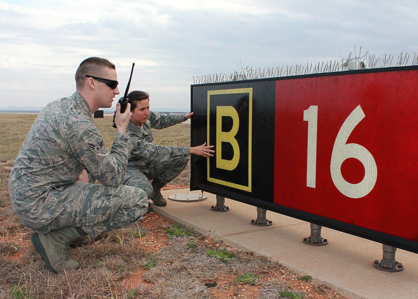 Airfield Management (1C7X1) Airmen at work