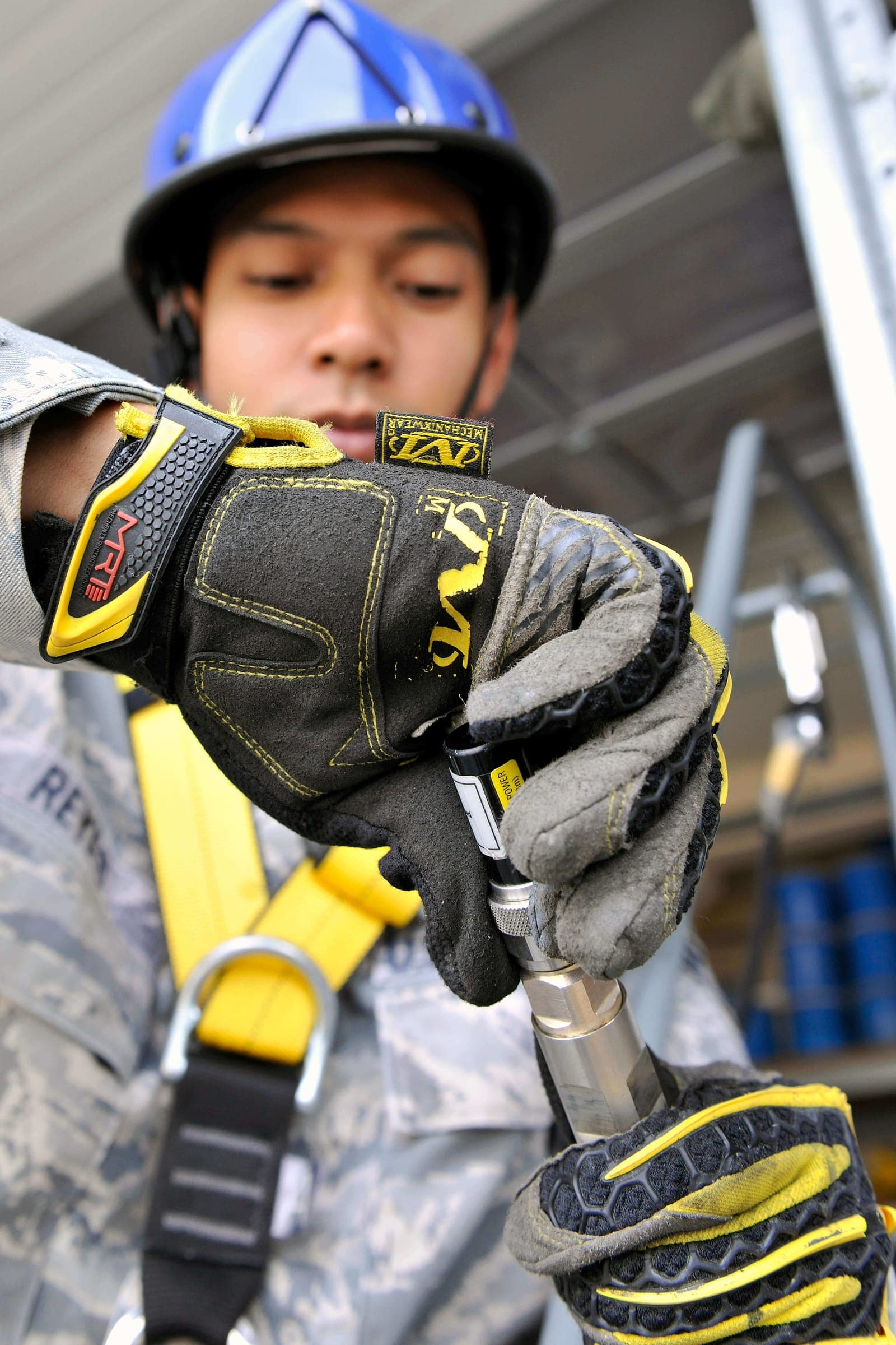Cable and Antenna (1D7X3) Airmen at work