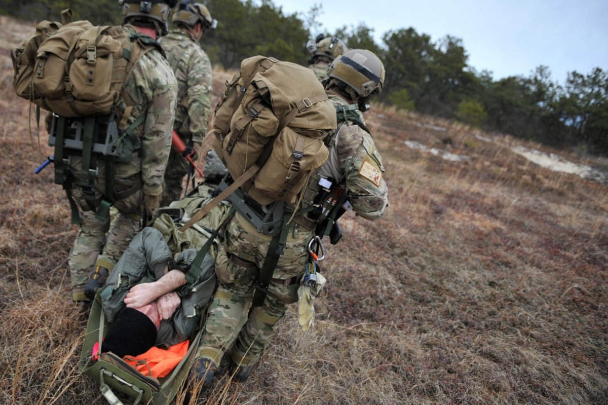 Pararescue (1Z1X1) Airmen at work