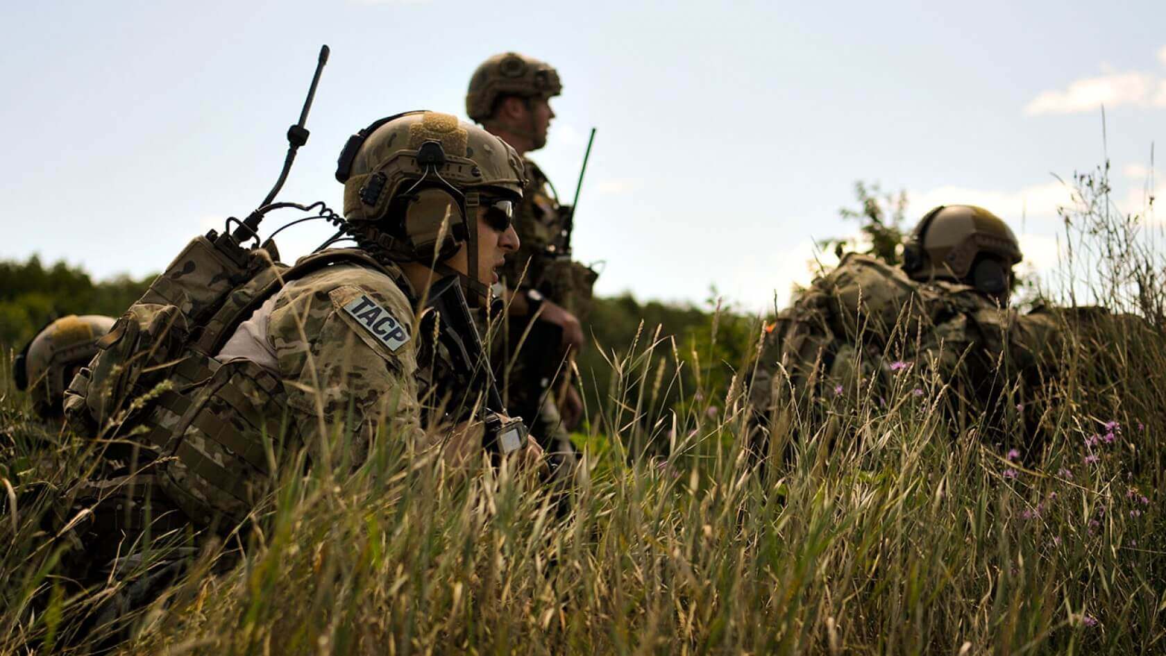 Tactical Air Control Party (TACP) (1Z3X1) Airmen at work
