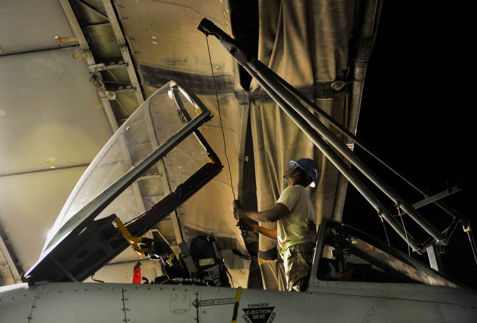 Aircrew Egress Systems (2A6X3) Airmen at work