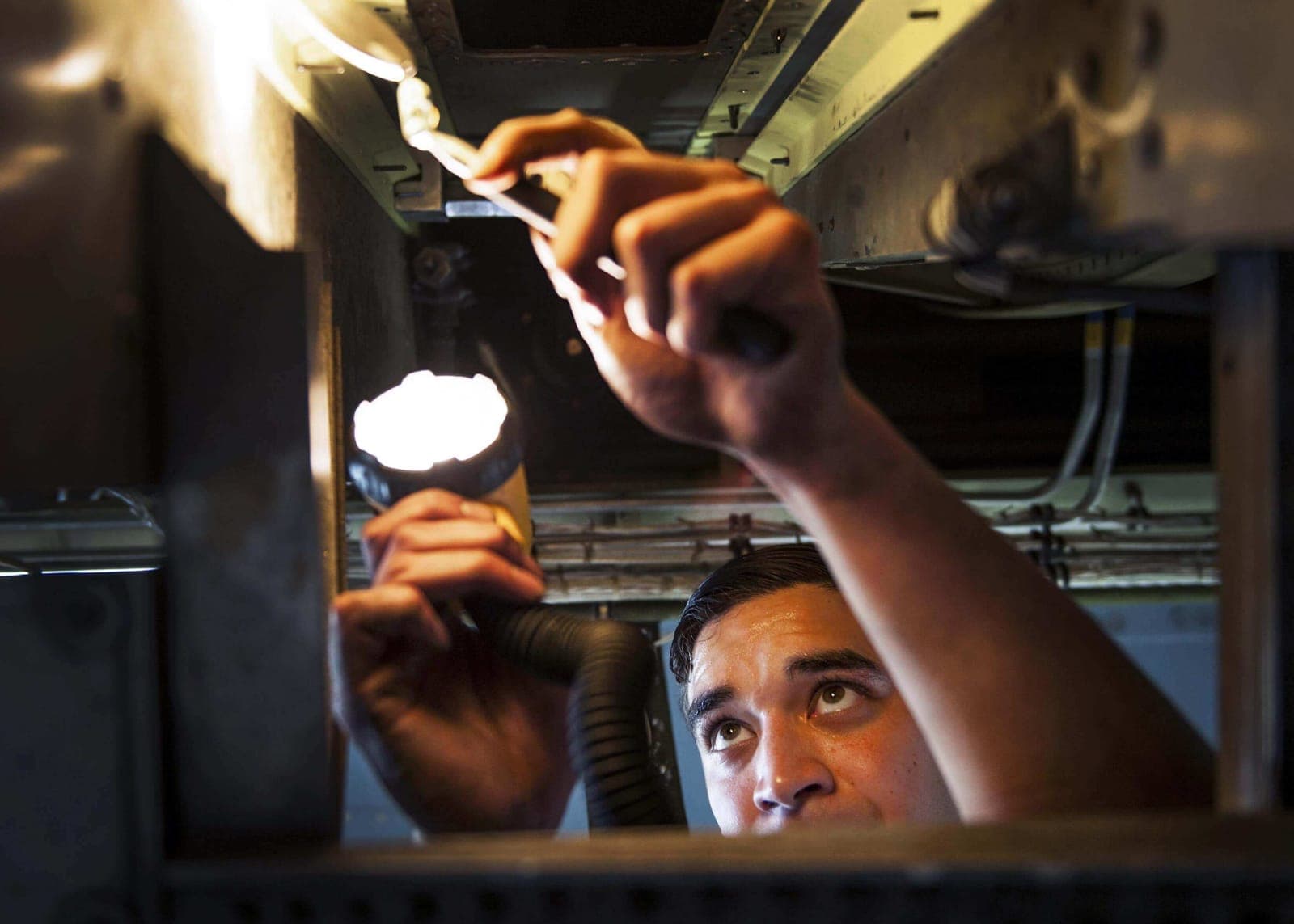 Aircraft Structural Maintenance (2A7X3) Airmen at work