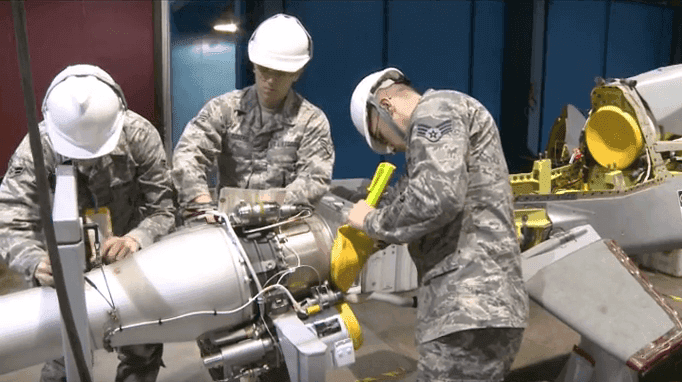 Missile and Space Systems Elect Maintenance (2M0X1) Airmen at work