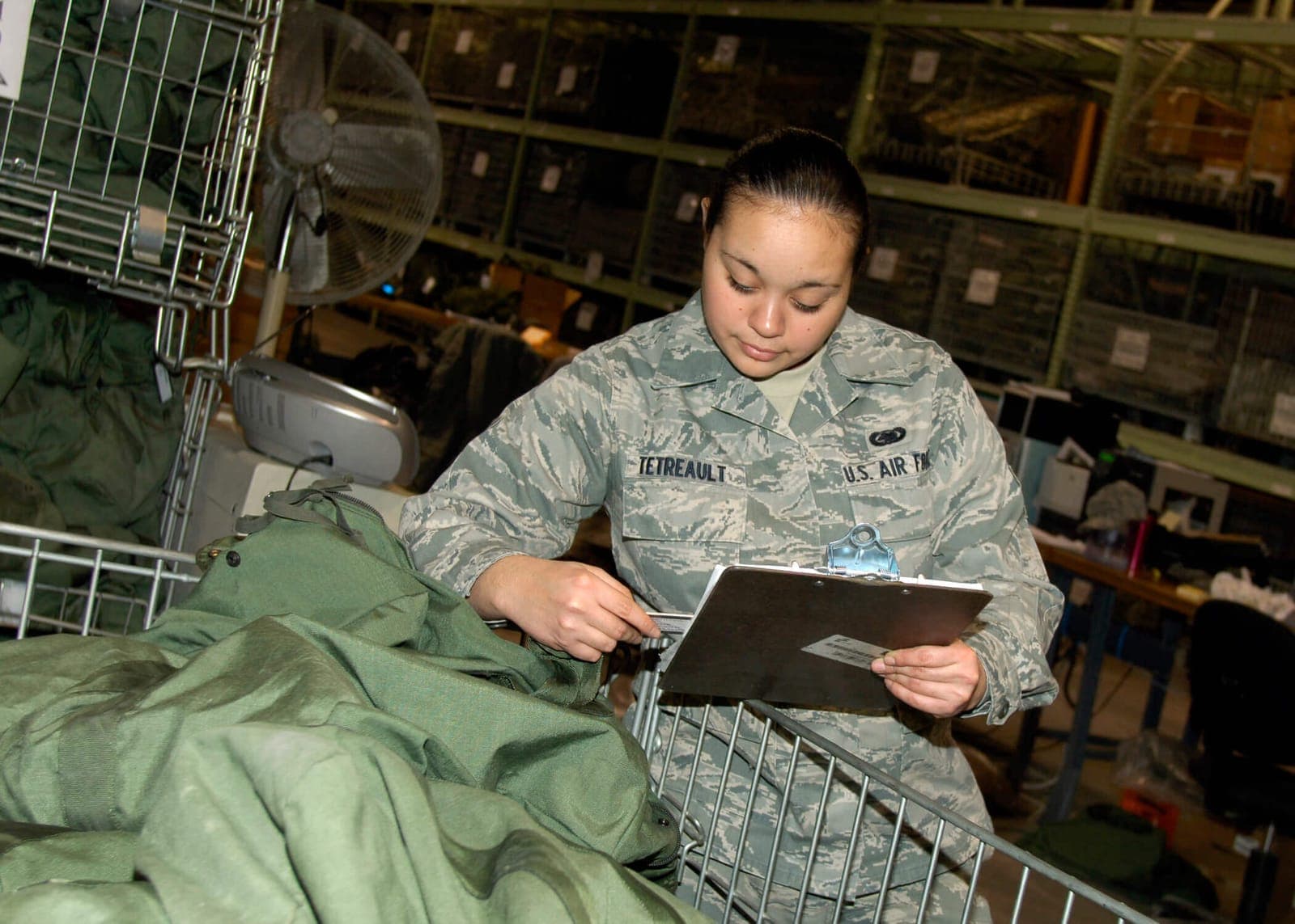 Materiel Management (2S0X1) Airmen at work