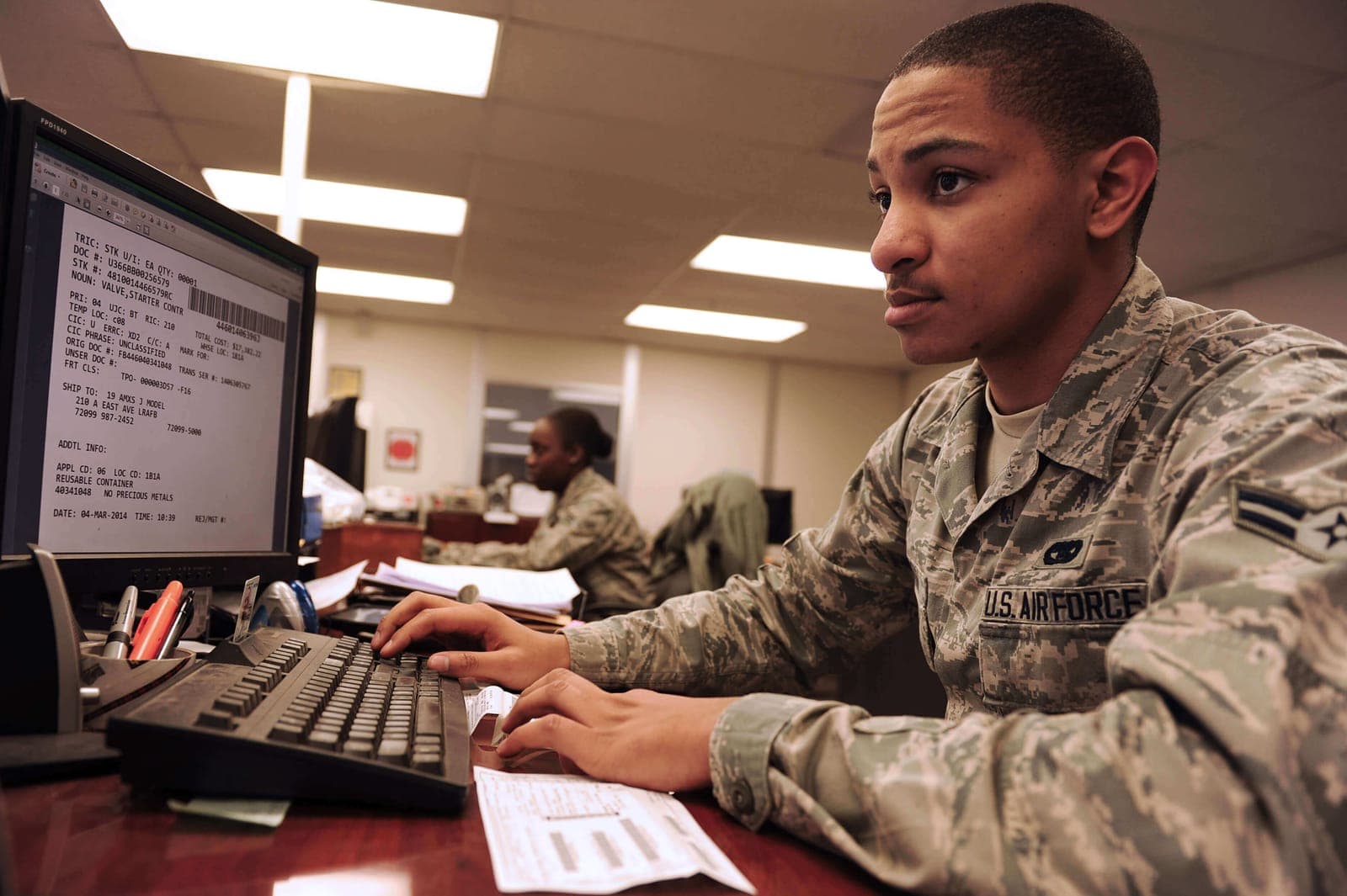 Traffic Management Operations (2T0X1) Airmen at work