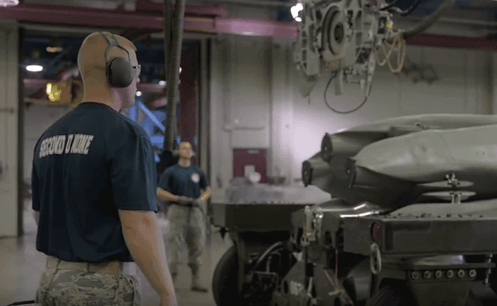 Nuclear Weapons (2W2X1) Airmen at work