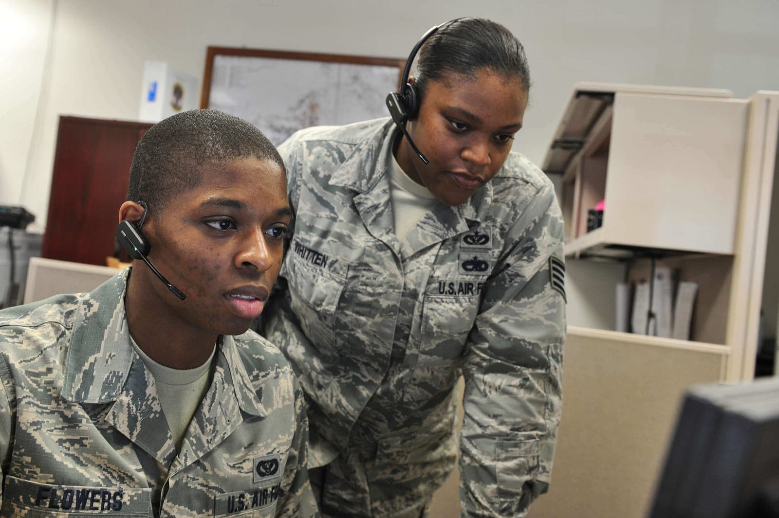 Operations Management (3E6X1) Airmen at work