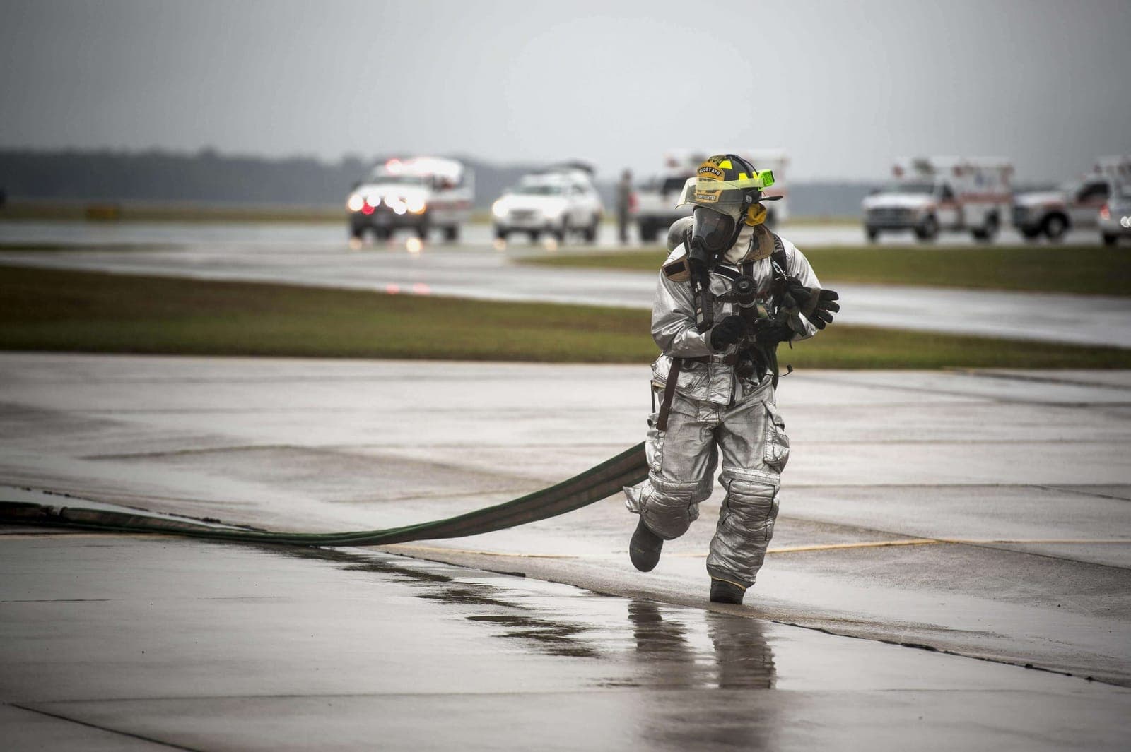 Fire Protection (3E7X1) Airmen at work