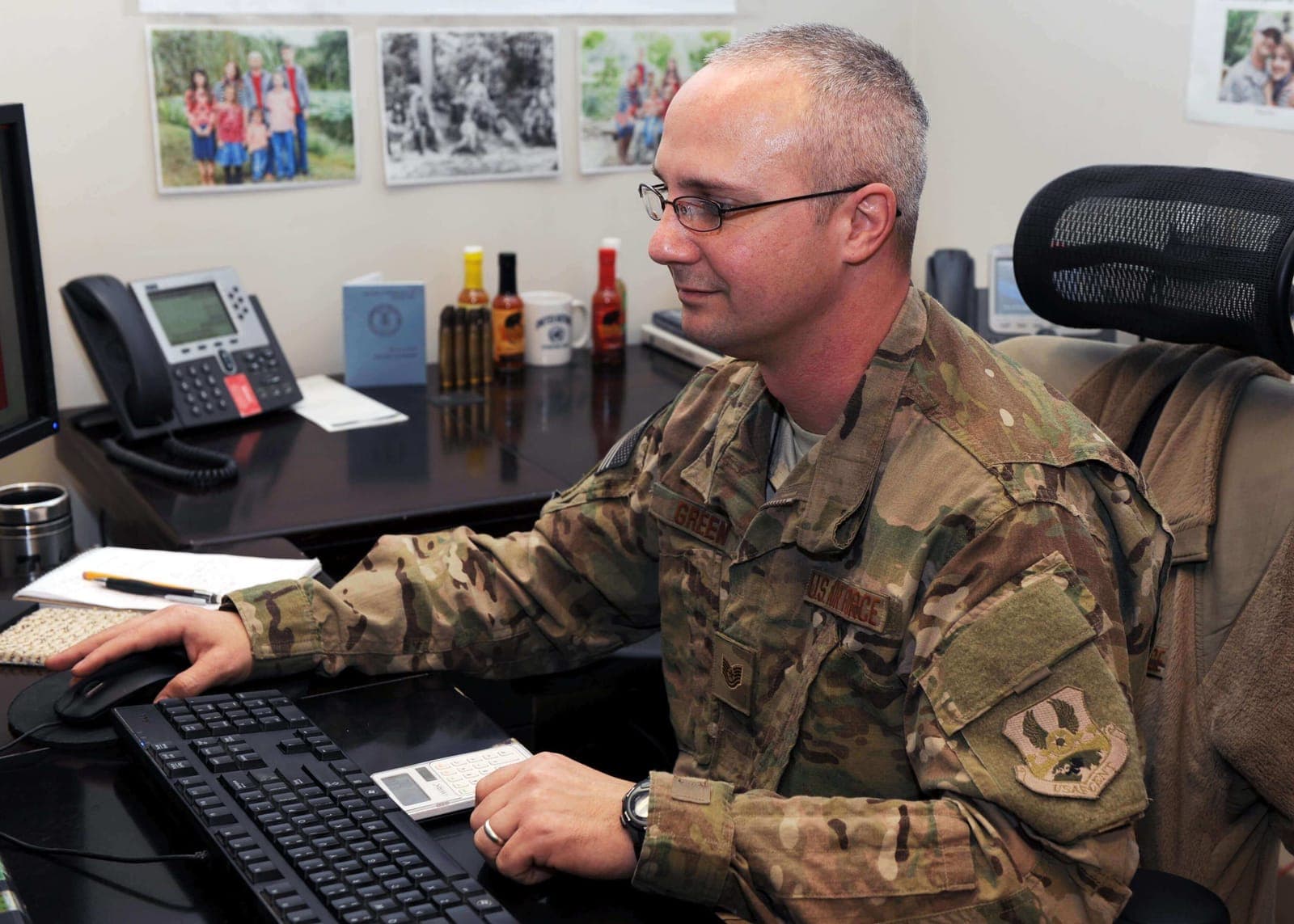 Manpower (3F3X1) Airmen at work