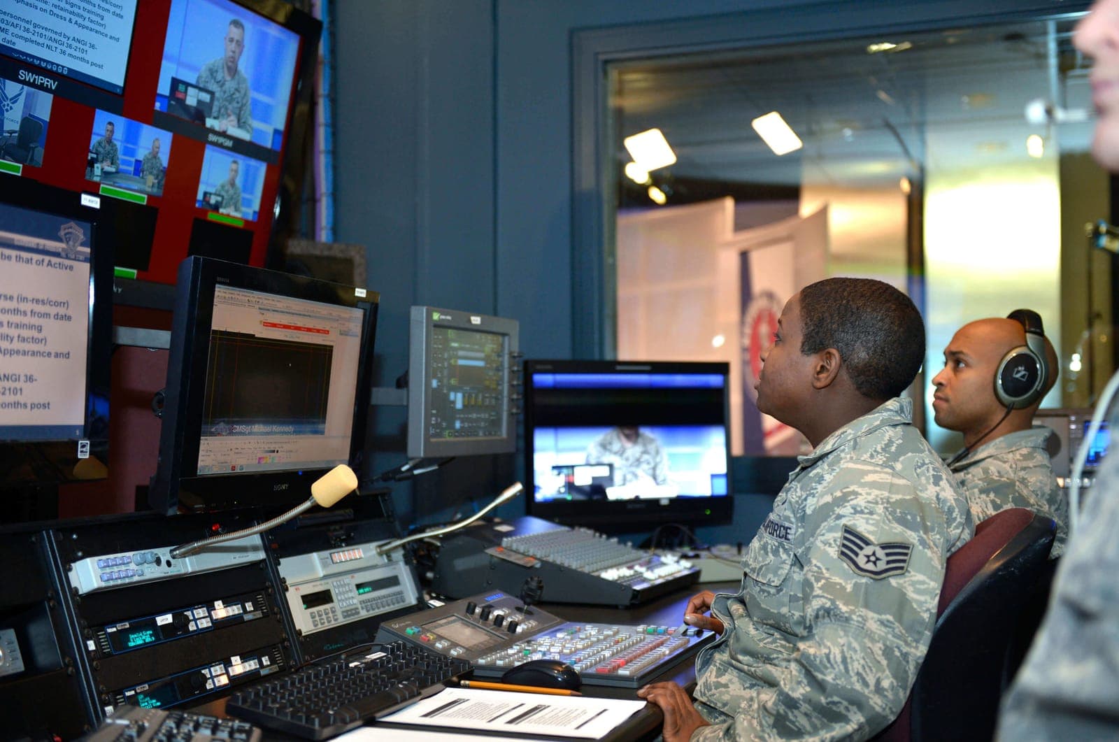 Public Affairs (3N0X6) Airmen at work