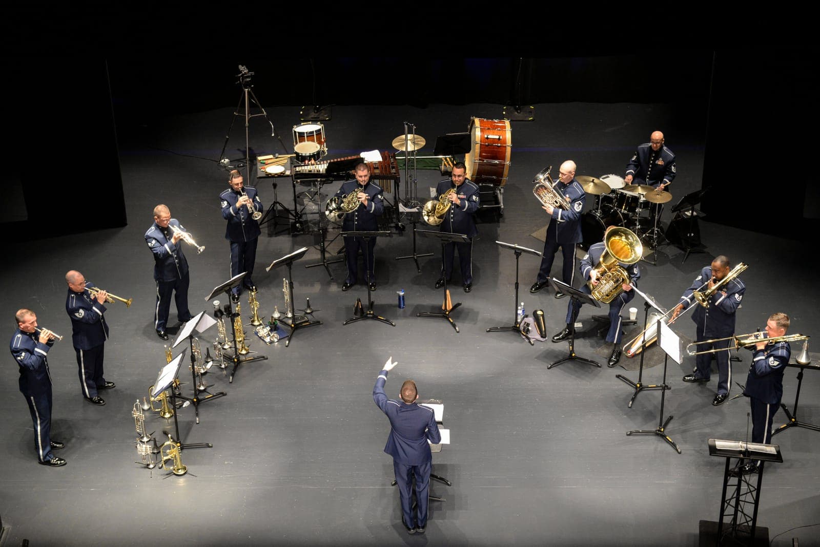 Regional Band (3N1X1) Airmen at work