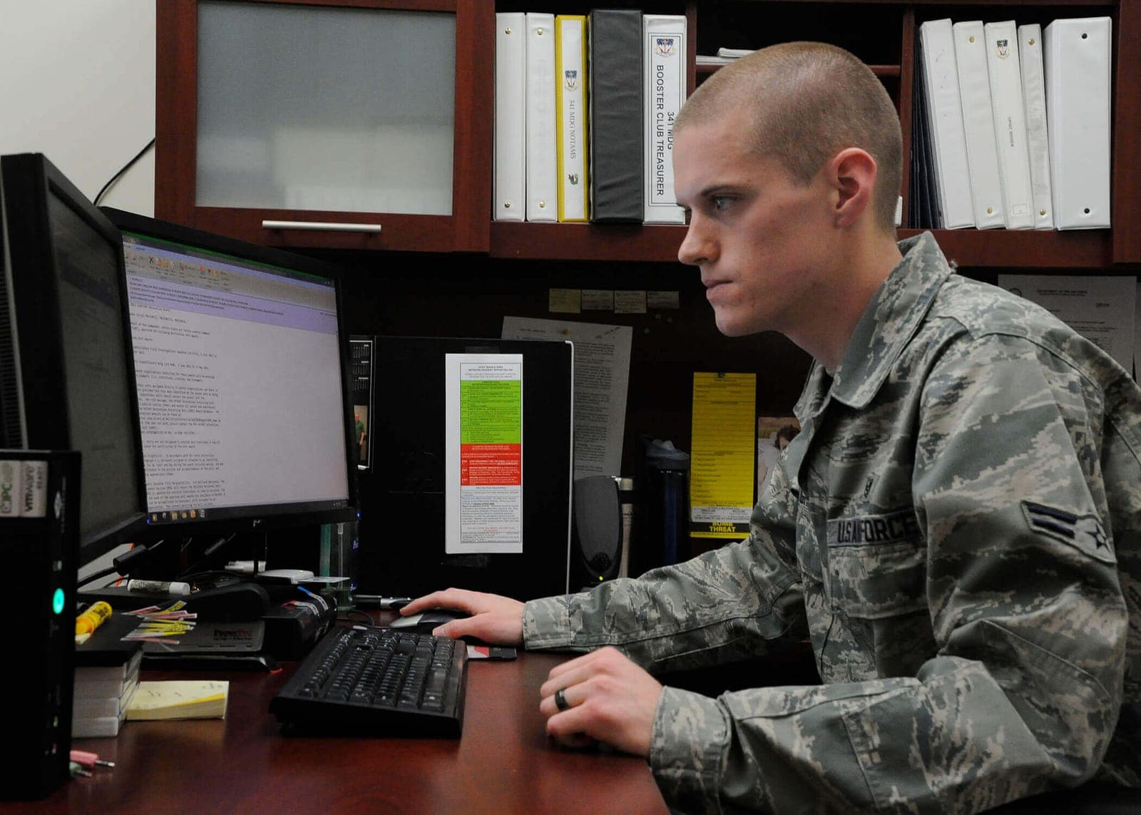 Health Services Management (4A0X1) Airmen at work