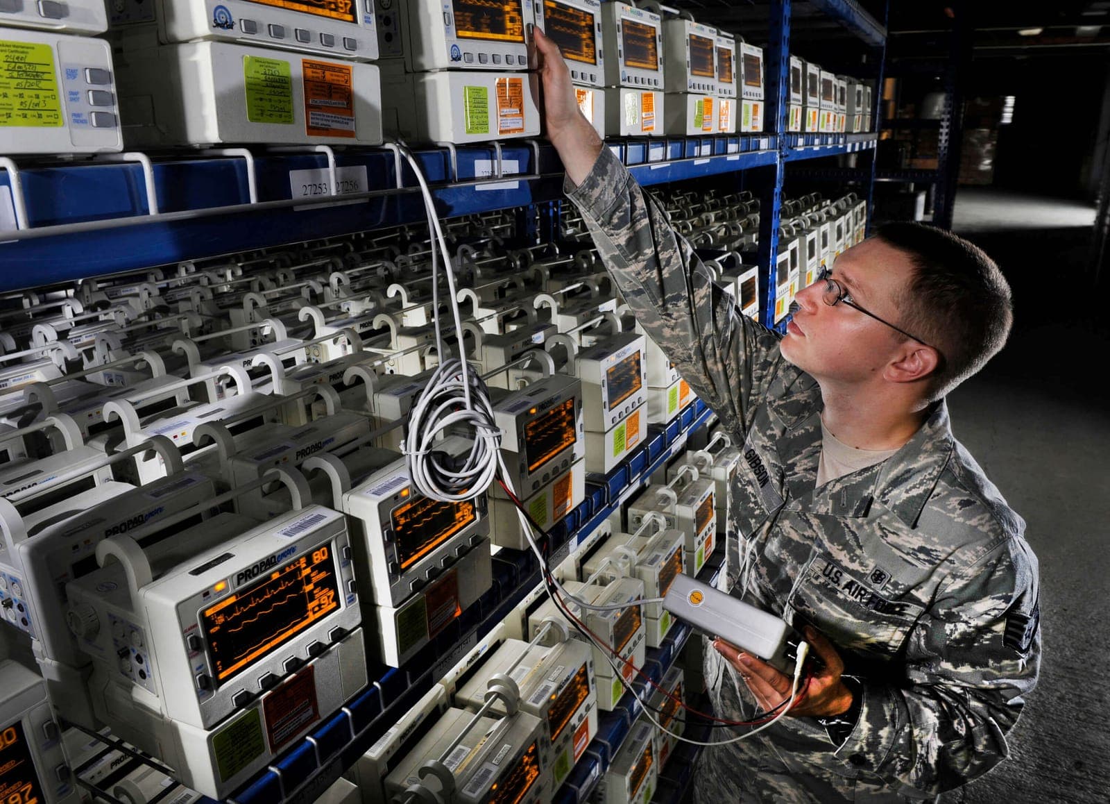 Biomedical Equipment (4A2X1) Airmen at work