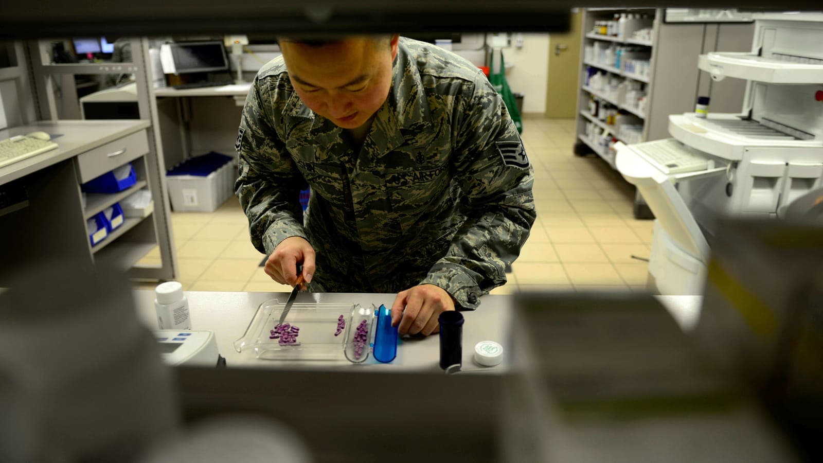 Pharmacy (4P0X1) Airmen at work