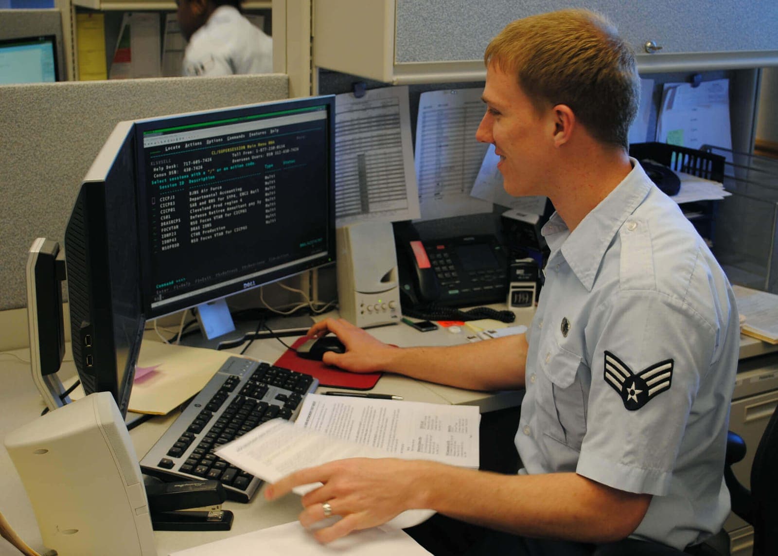 Financial Management & Comptroller (6F0X1) Airmen at work