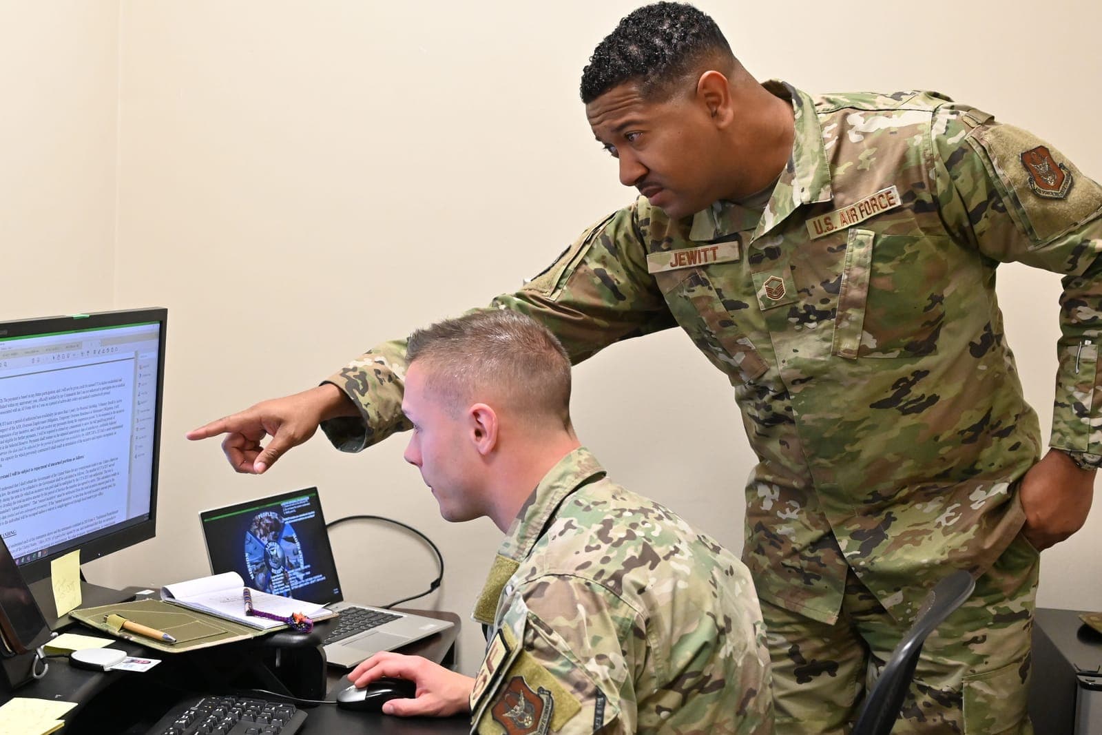 Talent Management Consultant (8A400) Airmen at work