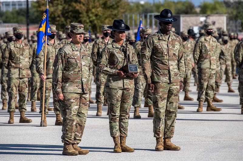 Military Training Instructor (MTI) (8B000) Airmen at work
