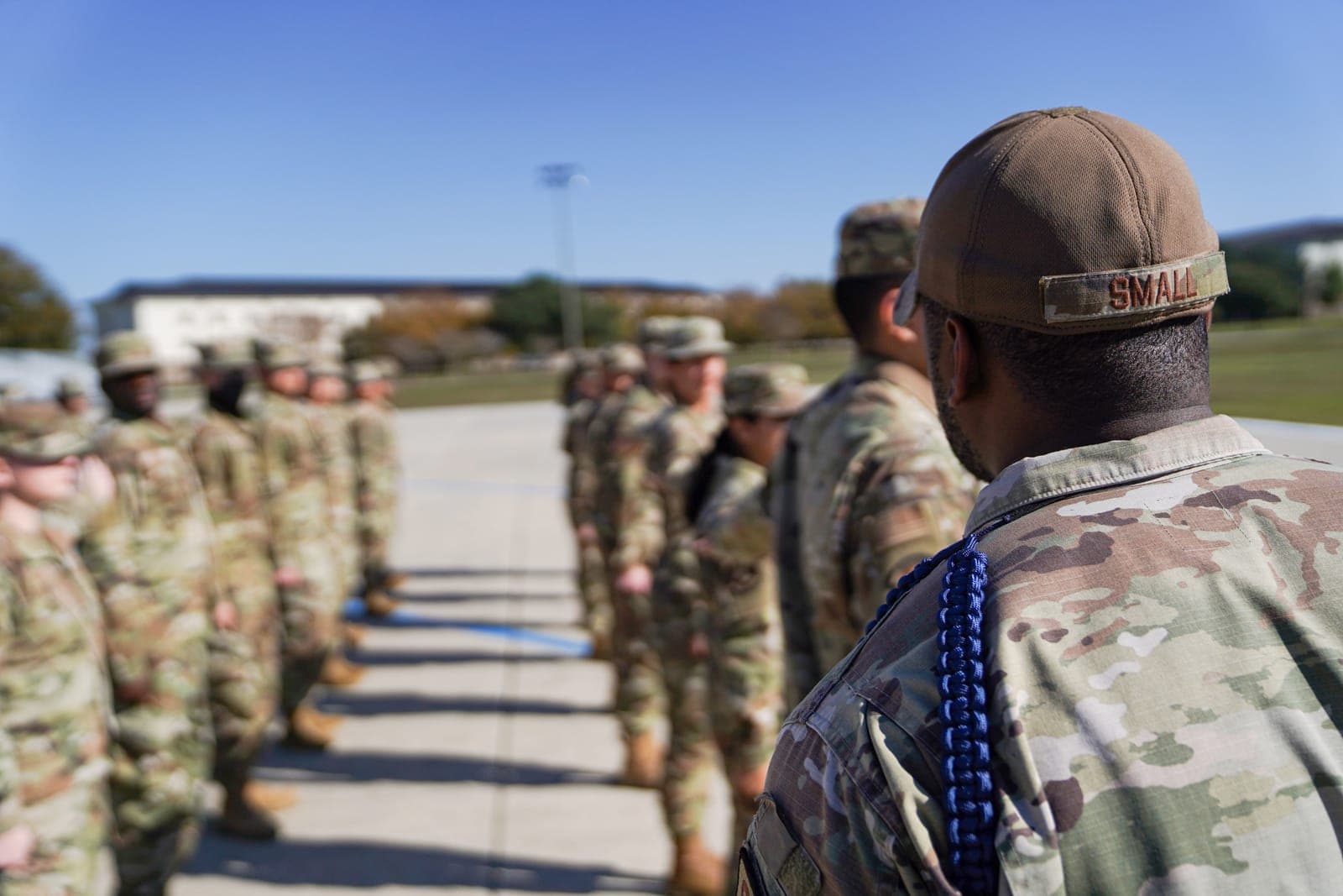 Military Training Leader (MTL) (8B100) Airmen at work