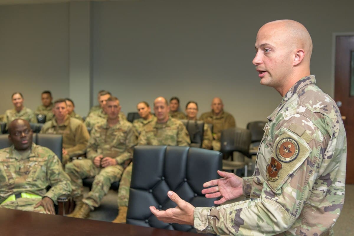 Officer Accessions Instructor (8B300) Airmen at work
