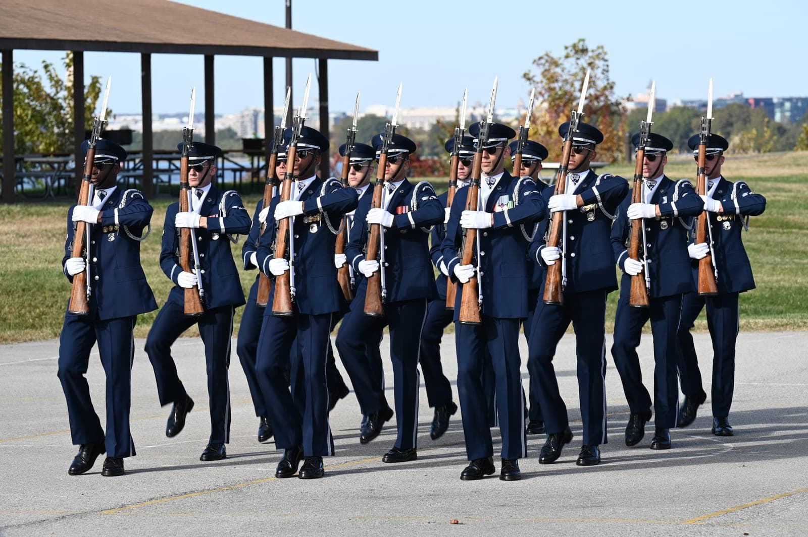 Premier Honor Guard (8G0X1) Airmen at work