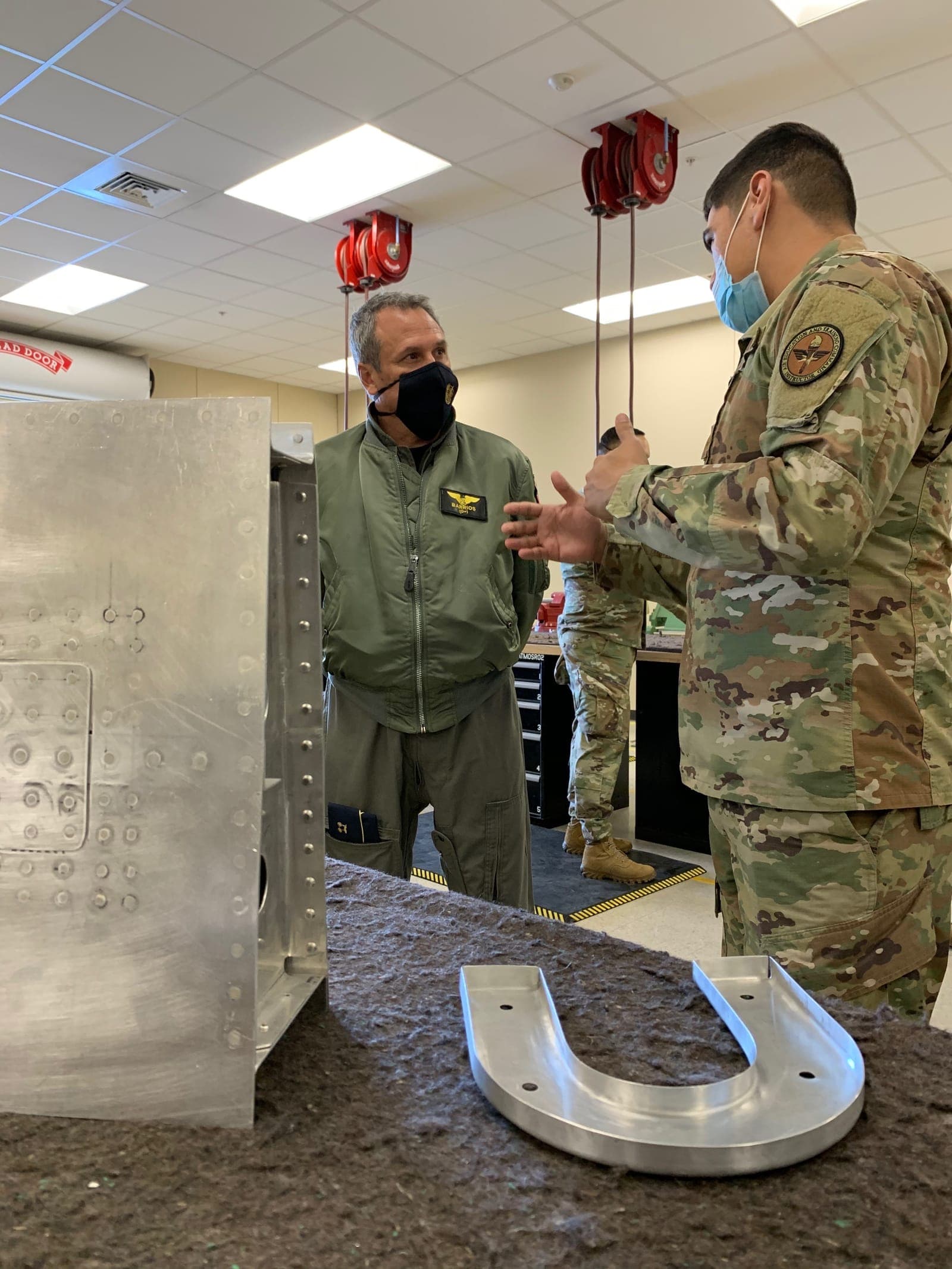Defense Attaché (8P100) Airmen at work