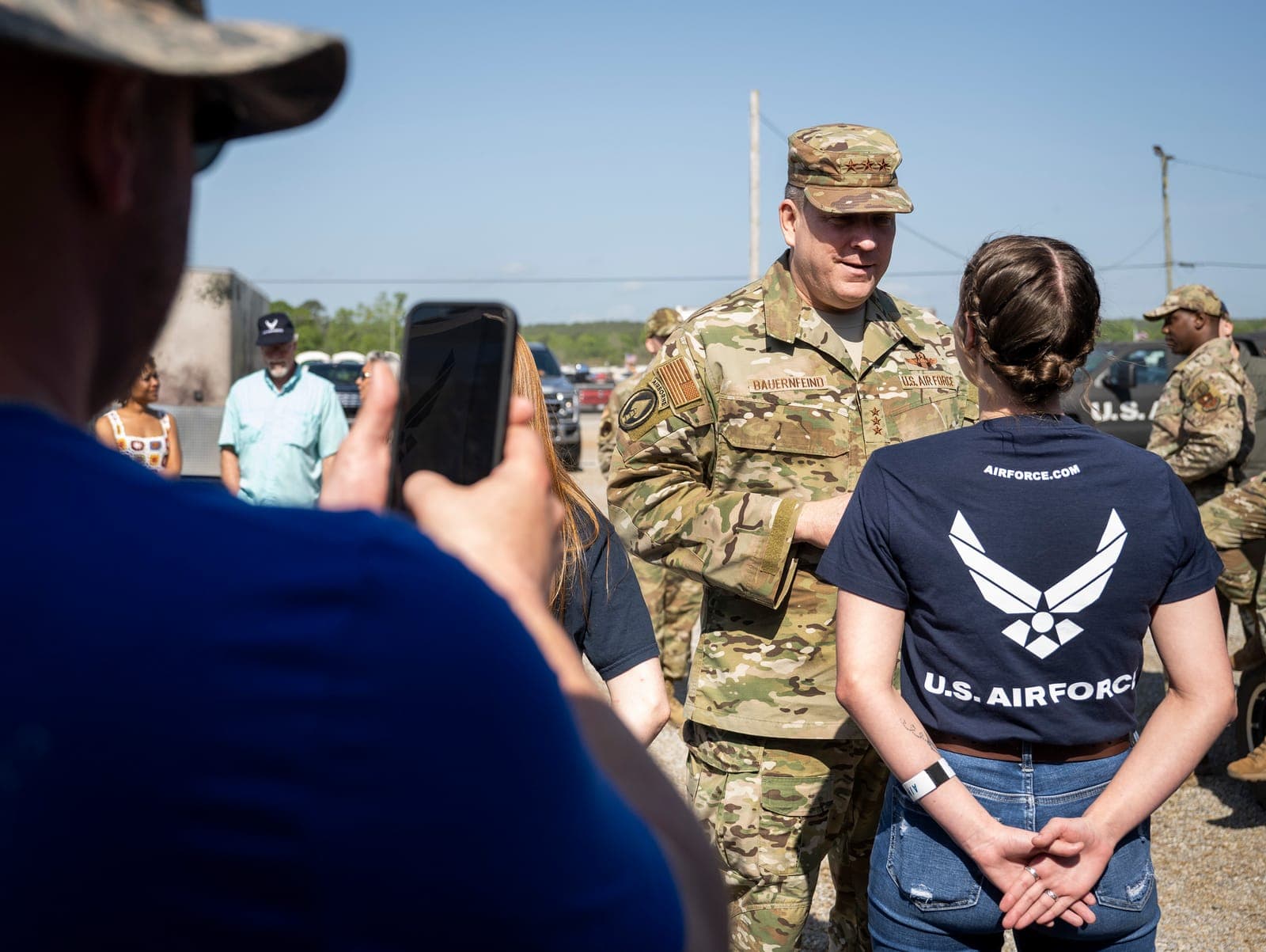 Third-Tier Recruiter (8R300) Airmen at work