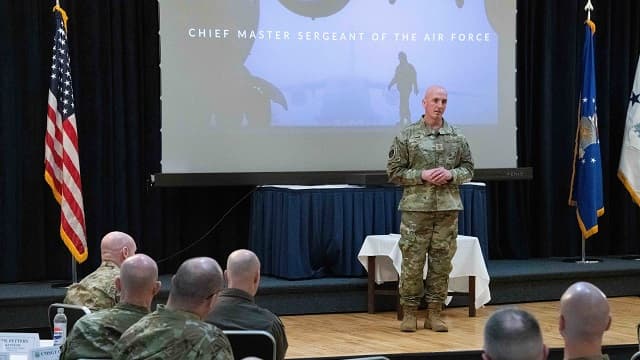 Professional Military Education Instructor (8T000) Airmen at work