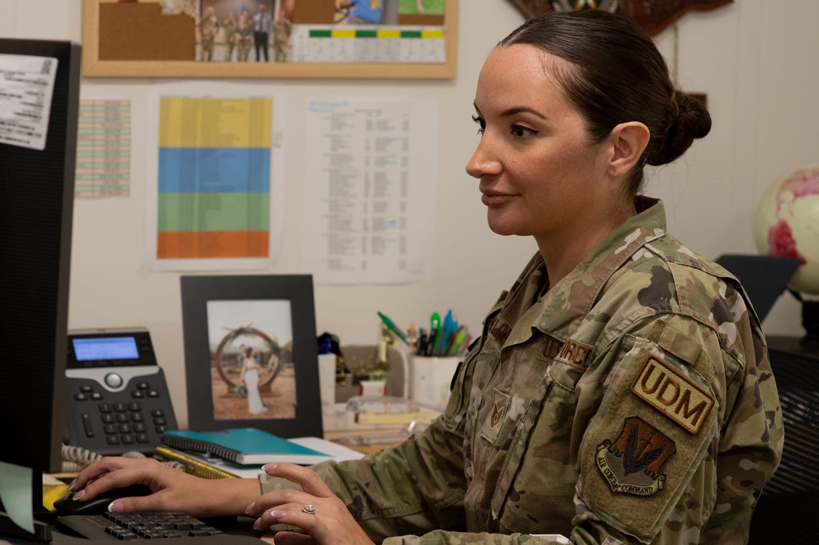 Unit Deployment Manager (8U000) Airmen at work