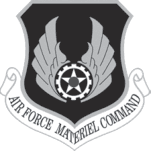 Air Force Materiel Command (AFMC) emblem — wings with star and gear motif