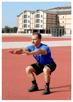 Air squat — frame 2