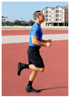 Butt kicks — frame 2