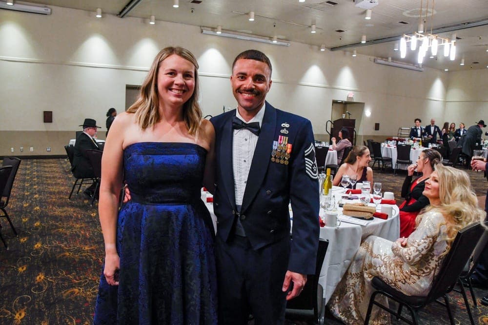 Air Force formal dining out event showcasing military community life