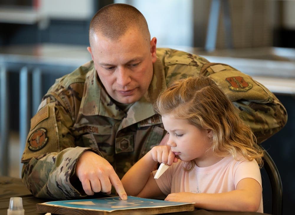 Air National Guard family event during drill weekend at 122nd Fighter Wing