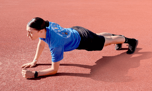 High plank / low plank — frame 2