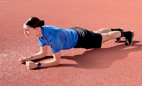 High plank / low plank — frame 3