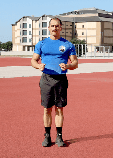 Lateral hops — frame 1