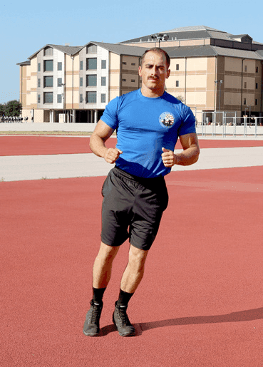 Lateral hops — frame 3