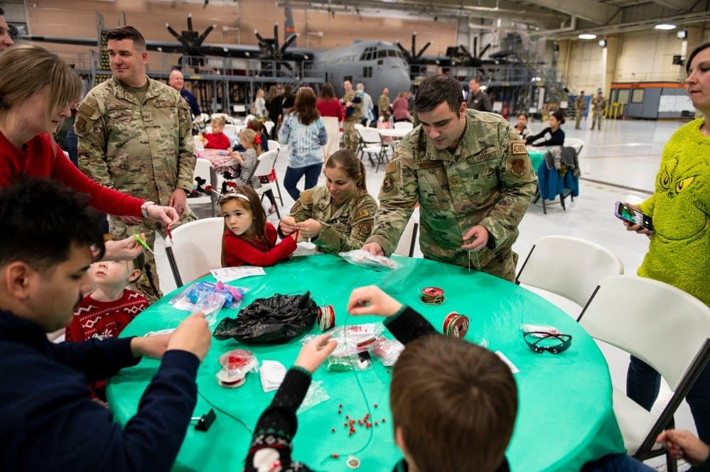 Airmen enjoying time off during a holiday block leave period