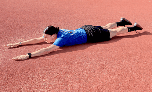 Prone row — frame 1