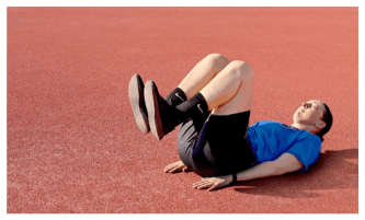 Reverse crunch — frame 2