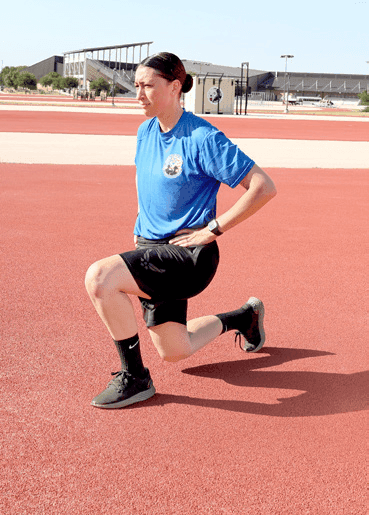 Reverse lunge — frame 3