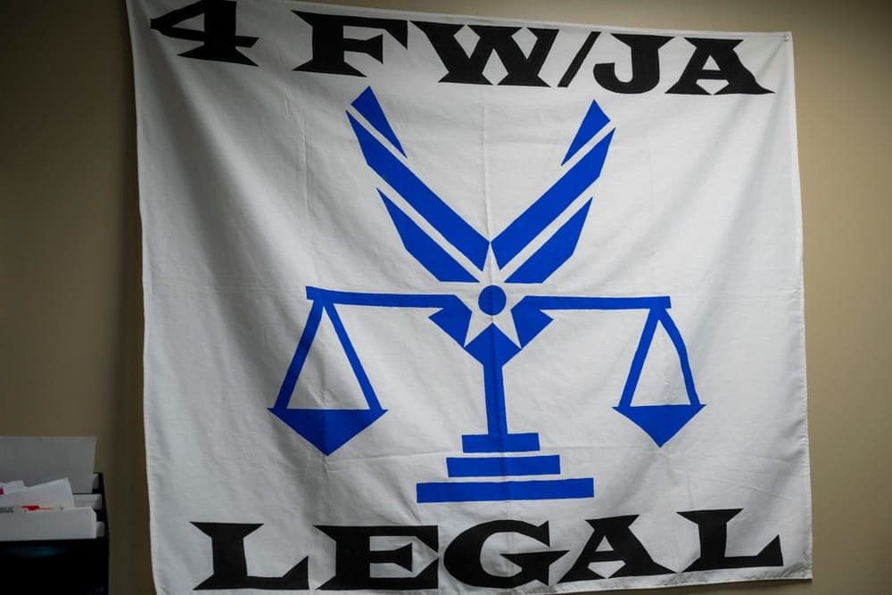 Air Force legal assistance office providing services to an Airman