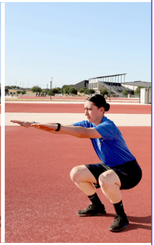 Squat hold — frame 1